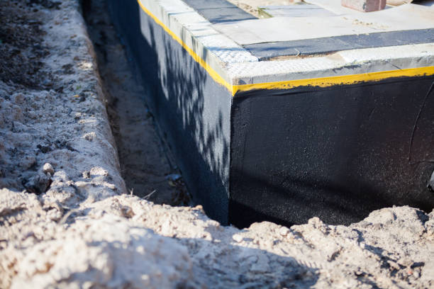 Residential Wet Basement Repair installation at a Vaughnsville, OH home by SJ Waterproofing Pros